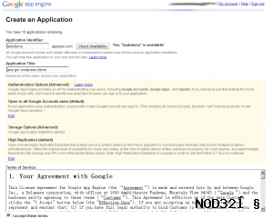 google appengine fill the form 300x241 如何创建gae应用