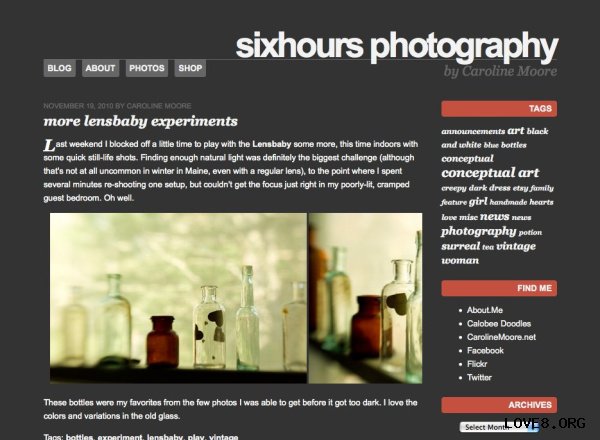 wordpress theme - sixhours